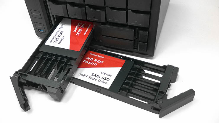 Solid State WD SA500 in NAS QNAP