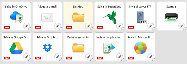 CaptureOnTouch Pro permette una'ampia personalizzazione in pochi minuti.