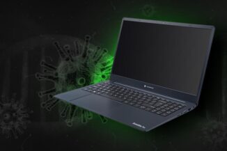 Notebook con vernice antibatterica