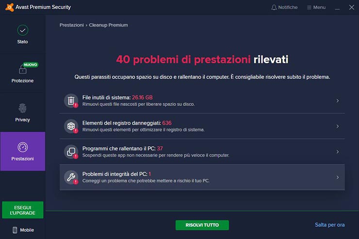 Avast Premium Security 
