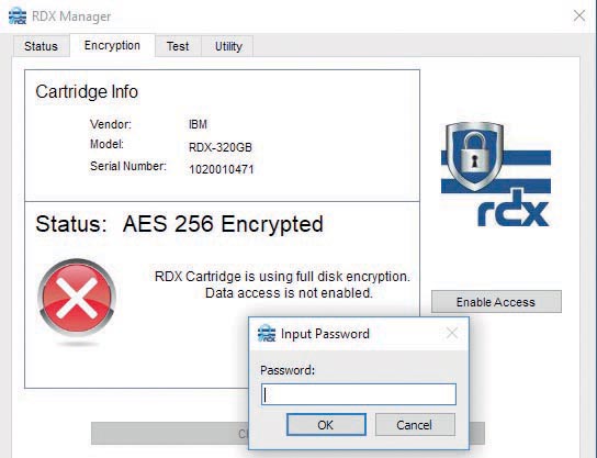Crittografia RDX PowerEncrypt