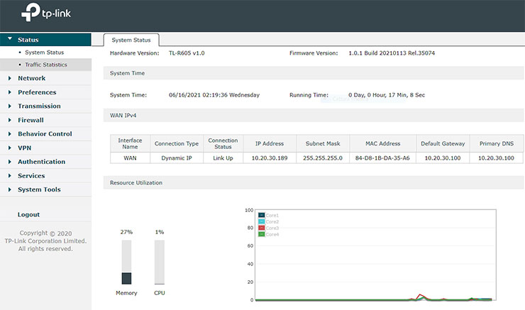 Router GUI
