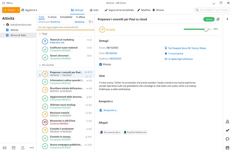 posta elettronica professionale
