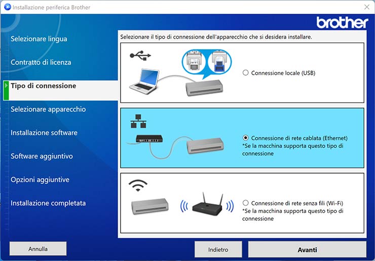 Connessione