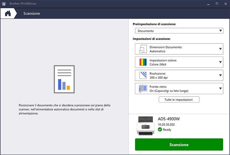 Scansione Windows