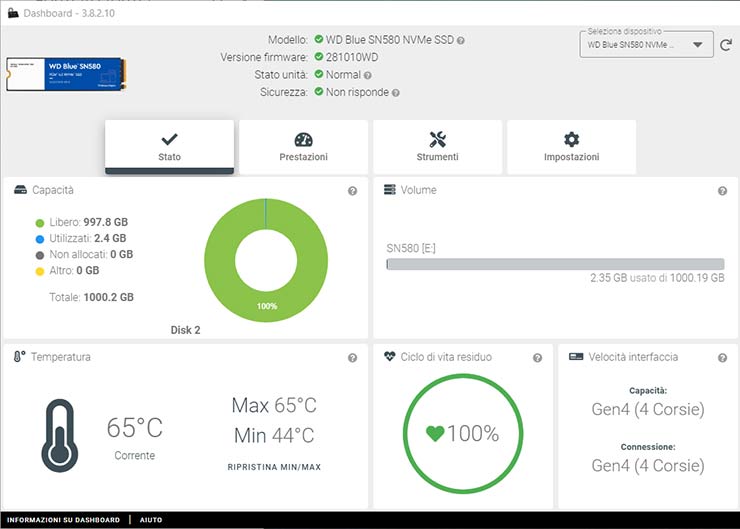WD Dashboard