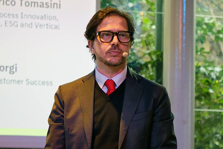 Luigi Enrico Tomasini, Director Process Innovation Compliance ESG and Vertical Solutions di Namirial