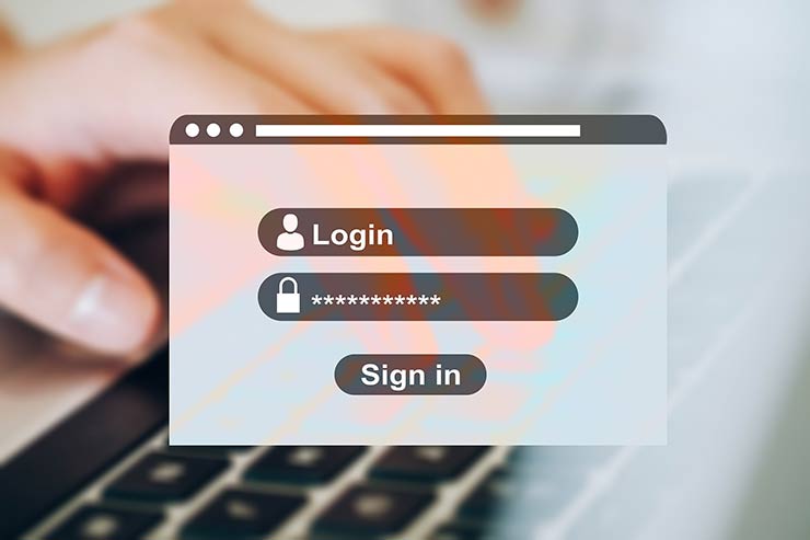 cambiare password password