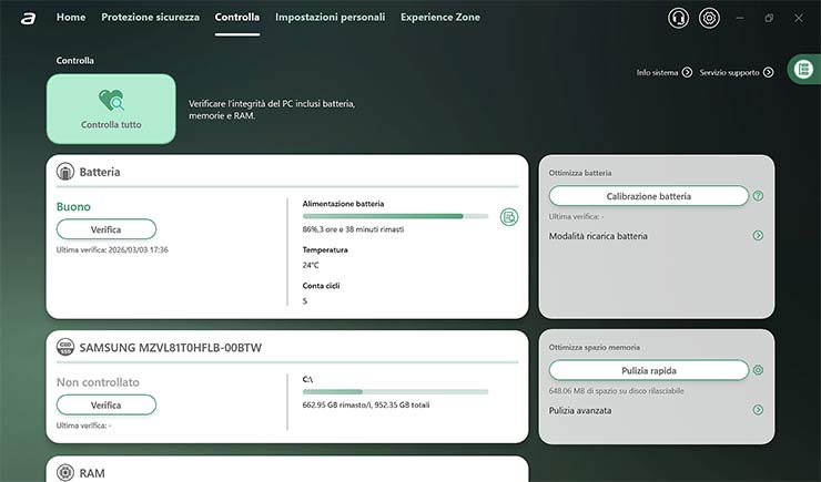 notebook Acer TravelMate X4 14 AI