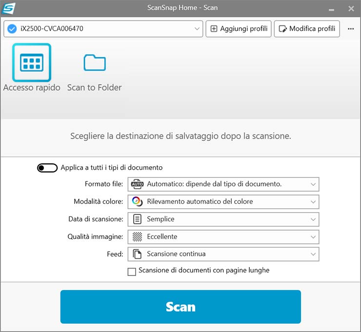 scanner documentale